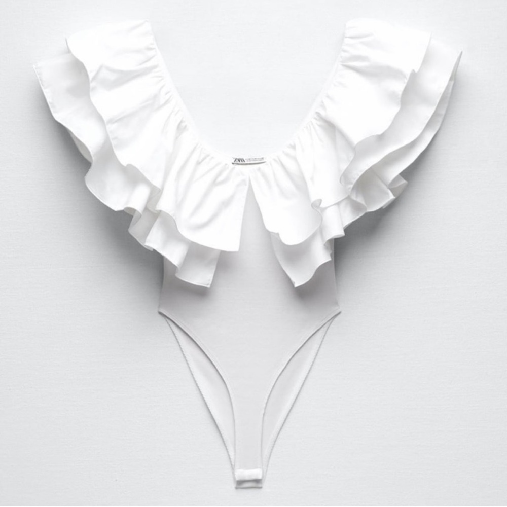 Zara ruffled body suit - Picture 5 of 5